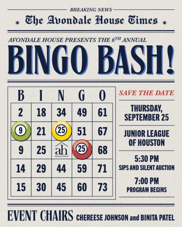 6th Annual Avondale House Bingo Bash