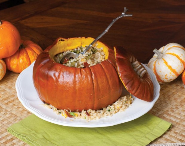 Pumpkin Stuffed With Everything Good