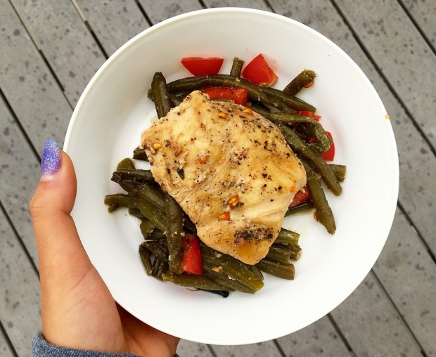 Slow Cooker Chicken and Green Beans
