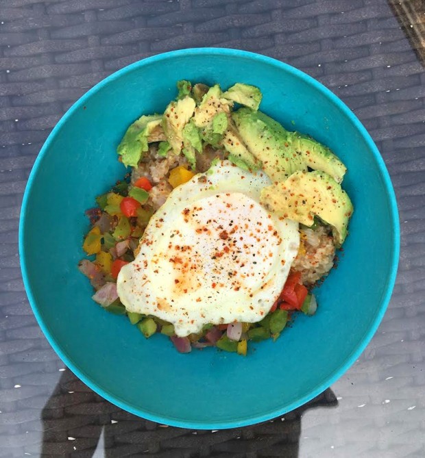 Breakfast Taco Oatmeal Bowl