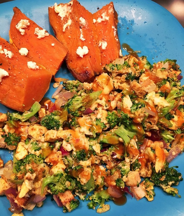 Tofu Curry Scramble