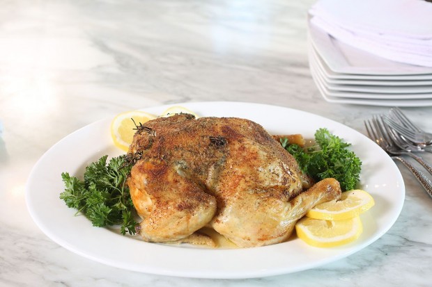 Herb roasted chicken