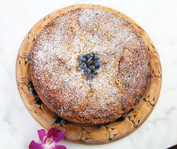 Blueberry Pine Nut Coffee Cake