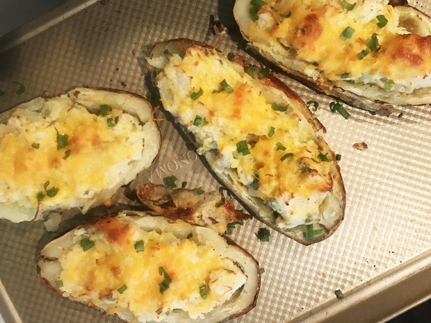 Cheesy Twice Baked Potatoes