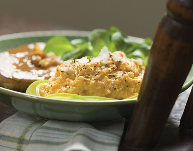 Creamy Pumpkin Polenta