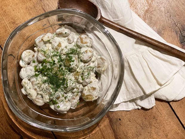 Alison Roman's Crushed Sour Cream Potatoes