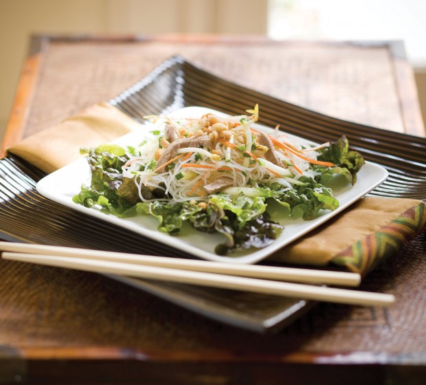 Vietnamese Pork Tenderloin and Rice Noodle Salad