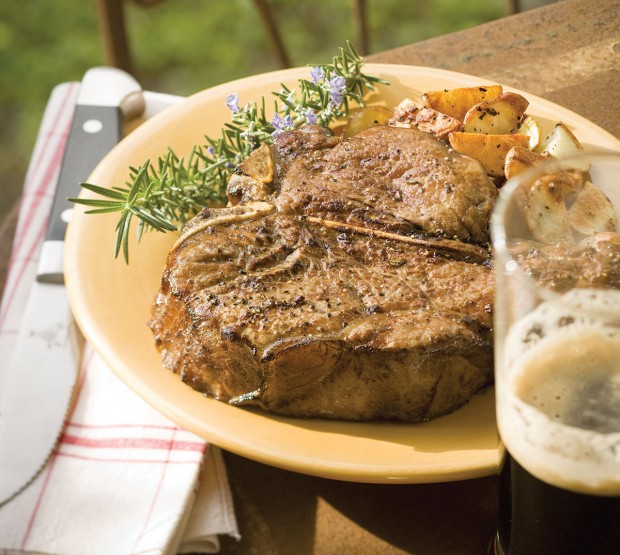 Balsamic Glazed Steaks