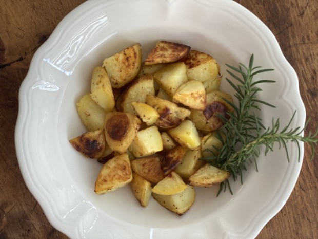 Simple Lemony Roasted Potatoes