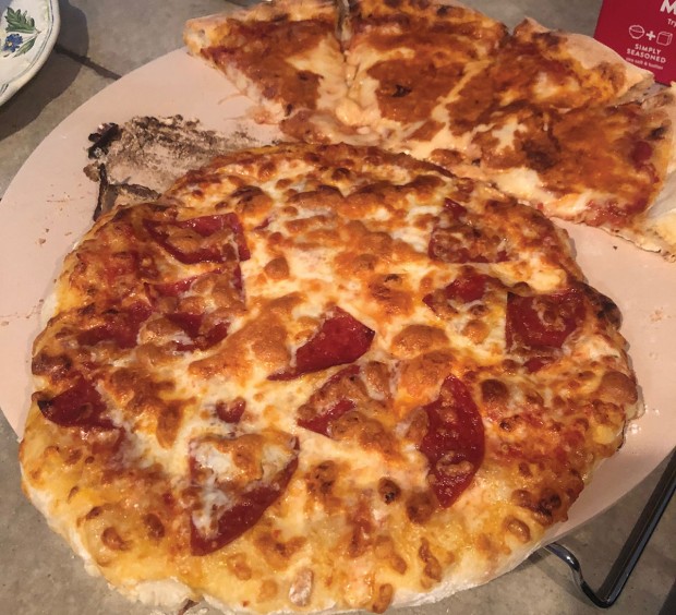 homemade pizzas