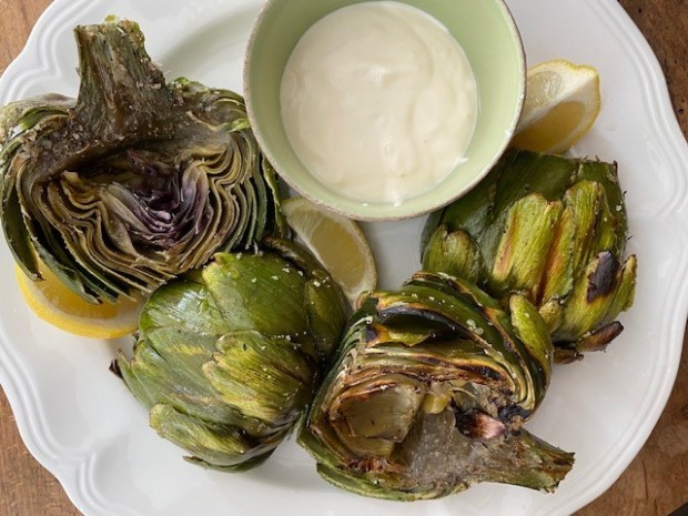 Grilled Artichokes