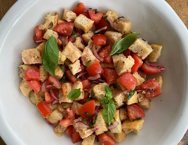 Marinated Tomato Panzanella