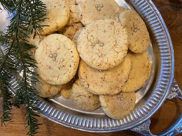 Eggnog Snickerdoodles