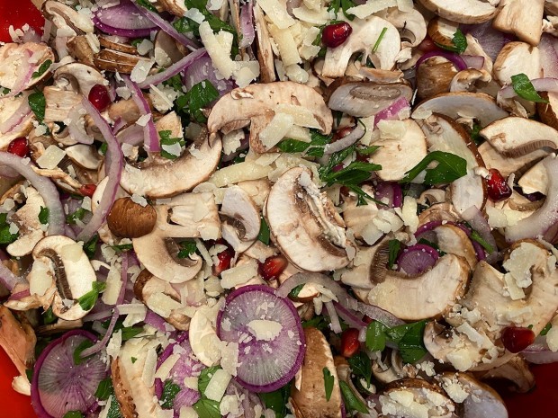 White Mushroom Salad