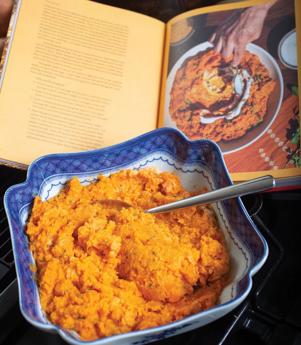 sweet potatoes mashed with fenugreek sweet potatoes mashed with fenugreek