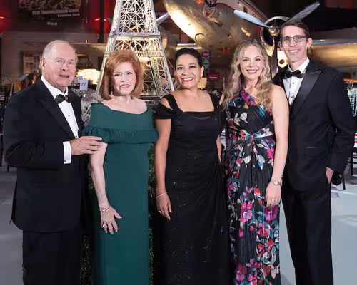 Ralph and Bette Thomas, Anna Hawley, and Donna and Matthew Noll