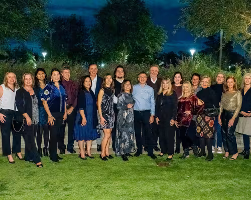 Buzz team at holiday party