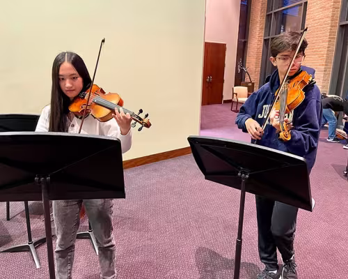 people playing music