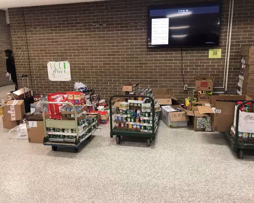 Food Drive Collection Site