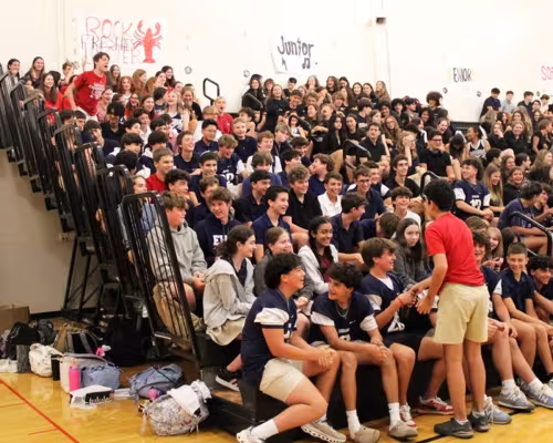 Phone-free pep rally
