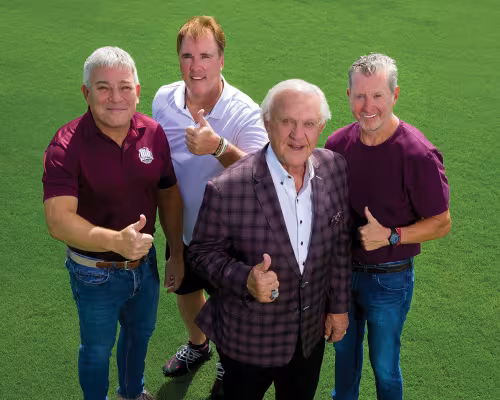 Warren Barhorst, Ronnie Glenn, Jackie Sherrill, Dave Coolidge