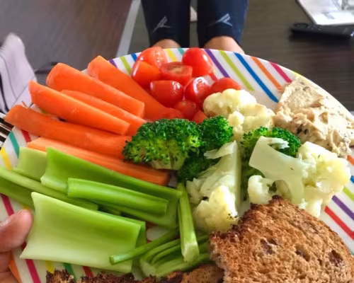 Vibrant Veggie Snack Plate