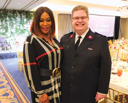 Deborah Duncan and Major Robert Webb