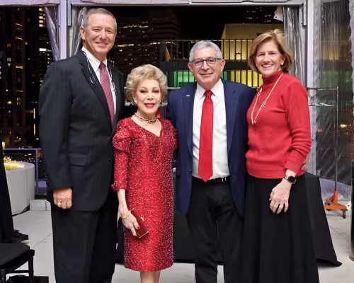 David Wuthrich, Margaret Alkek Williams, Paul Klotman, Mary Klotman