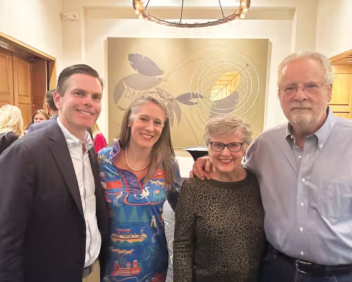 Robert and Allison Finch and Allison’s parents Susan and Jim Rath