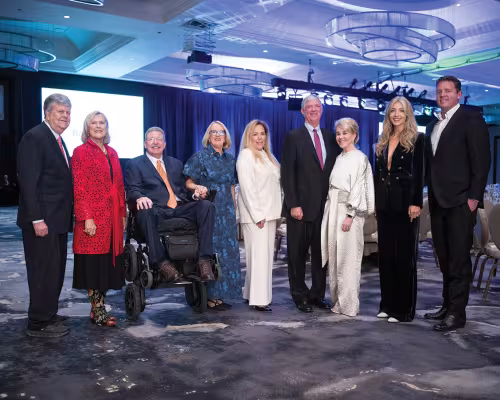 Larry and Lindy Neuhaus, Gene and Mary Alford, Jennifer Boubel, Craig Brown, Sue Smith, and Megan and Luke Hotze