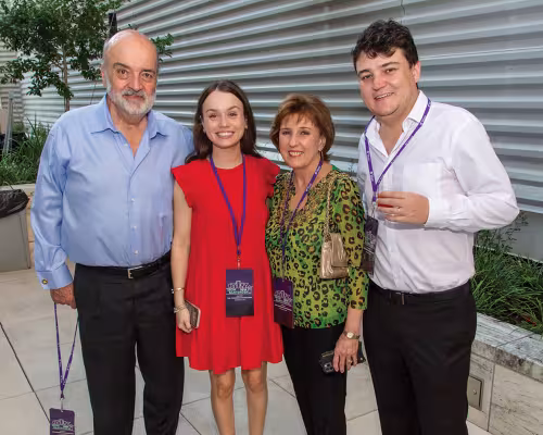Ozzie Bauer, Callie and Debbie Bauer, and Robert Bauer