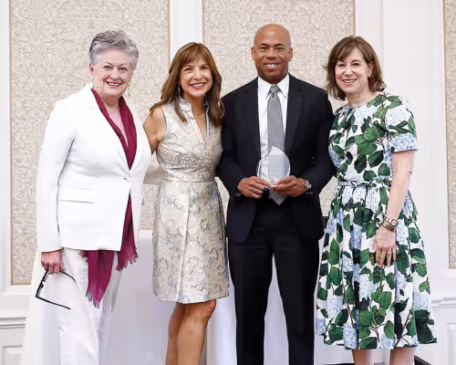 Terri Burke, Rosie Valadez McStay, Dr. Robert Hilliard, Susan Feigin Harris