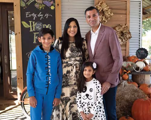 Shaan, Sippi, Seva, and Ajay Khurana