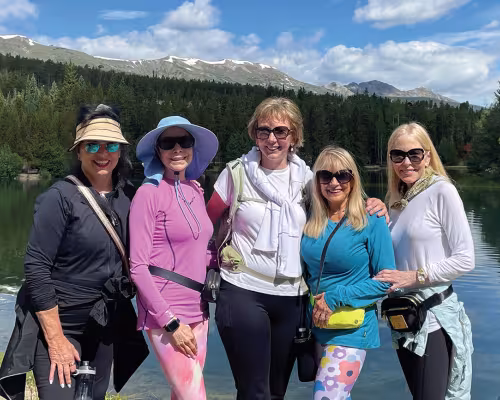 Sharon Maloney, Joan Lebow, Lili Rubin, Sharon Brier, and Cynthia Mills
