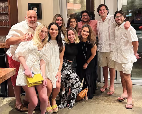 Cia Pappas celebration