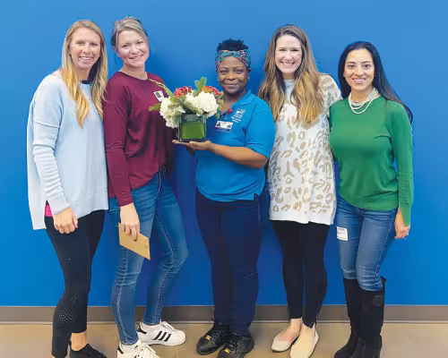 Katrina Harrison, Jenn Terveen, Melissa Shultz, Jordan Maedgen, Elena Mischon