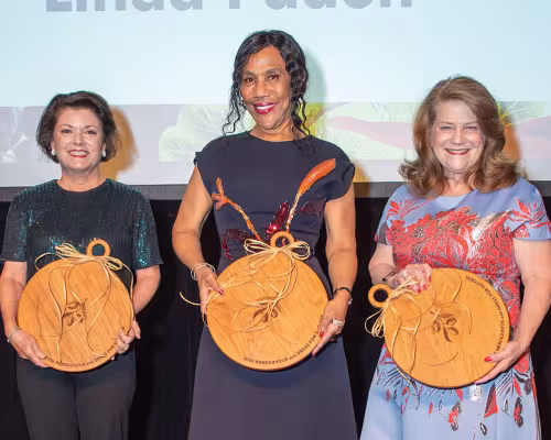 Monisa Cline, Myrtle Jones, Linda Padon