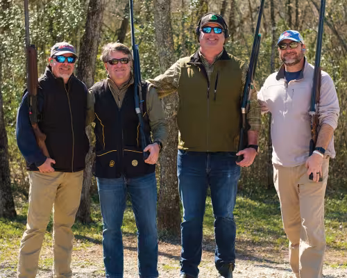 Chris Dunbar, Jamie Stewart, Rob Stewart, and George Harsh