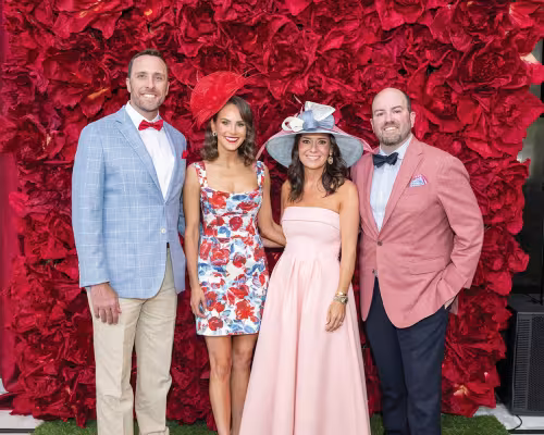 Maddy and Patrick Moffitt and Christina and David McAllen