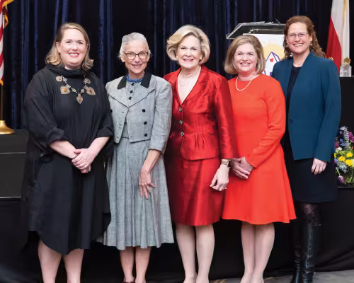 Jacqui White Arribas, Ann Christensen, Daisy White, Niccole White Greeley, and Laura Laux
