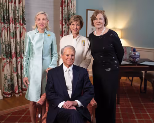 Fay Monsen Kirby, Eileen Moody, Aline Wilson, J.P. Bryan