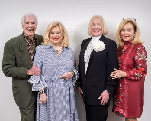 Scott Basinger, Sidney Faust, Elsie Eckert, and Judi McGee