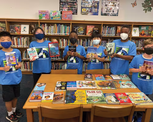 West U Elementary School’s 3rd-5th grade “Name That Book” team