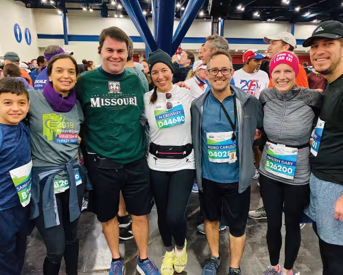 Samuel Caruso, Maria Caruso, Austin Crossley, Natalie Crossley, Pedro Caruso, Kristen Gary and Josh Gary