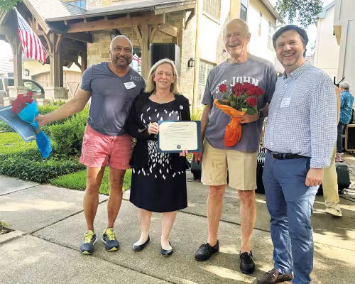 Fawaz Hashmi, Susan Sample, John Stokes, Matt Hart