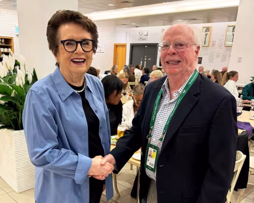 Tom Foster, Billie Jean King,