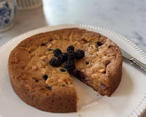 Blackberry Almond Cake