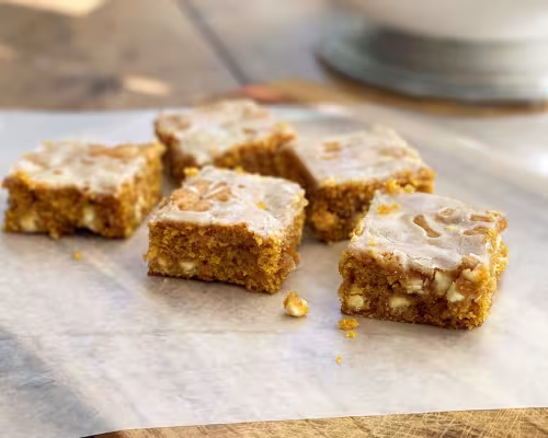 Brown Sugar Maple Pumpkin Butter Bars