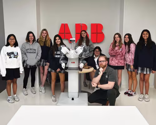 Duchesne’s robotics team