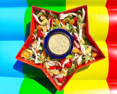 Strawberry Almond Chicken Salad